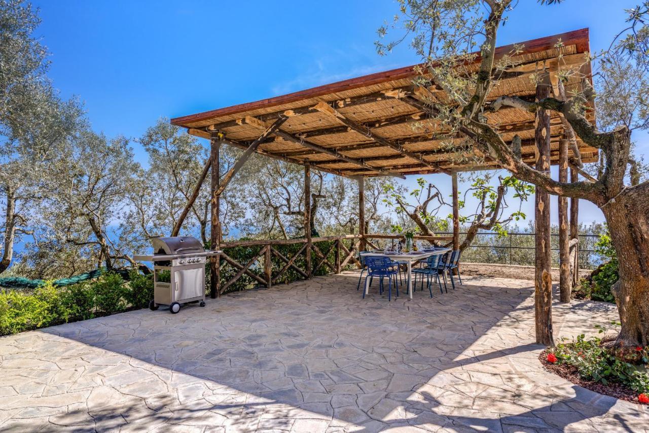 Villa Rusinella Minimalist Retreat With Sea Views Massa Lubrense Exterior photo