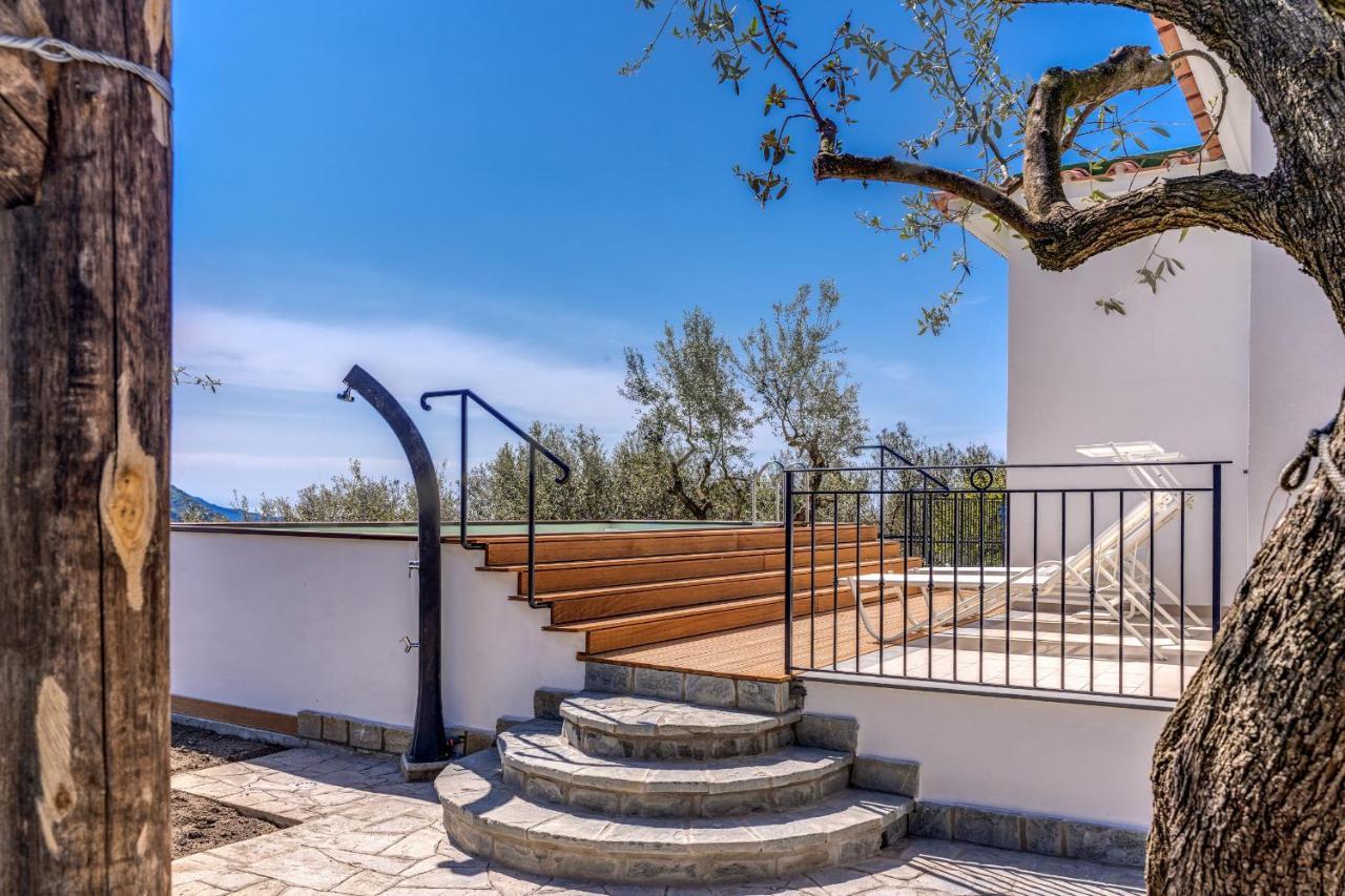Villa Rusinella Minimalist Retreat With Sea Views Massa Lubrense Exterior photo