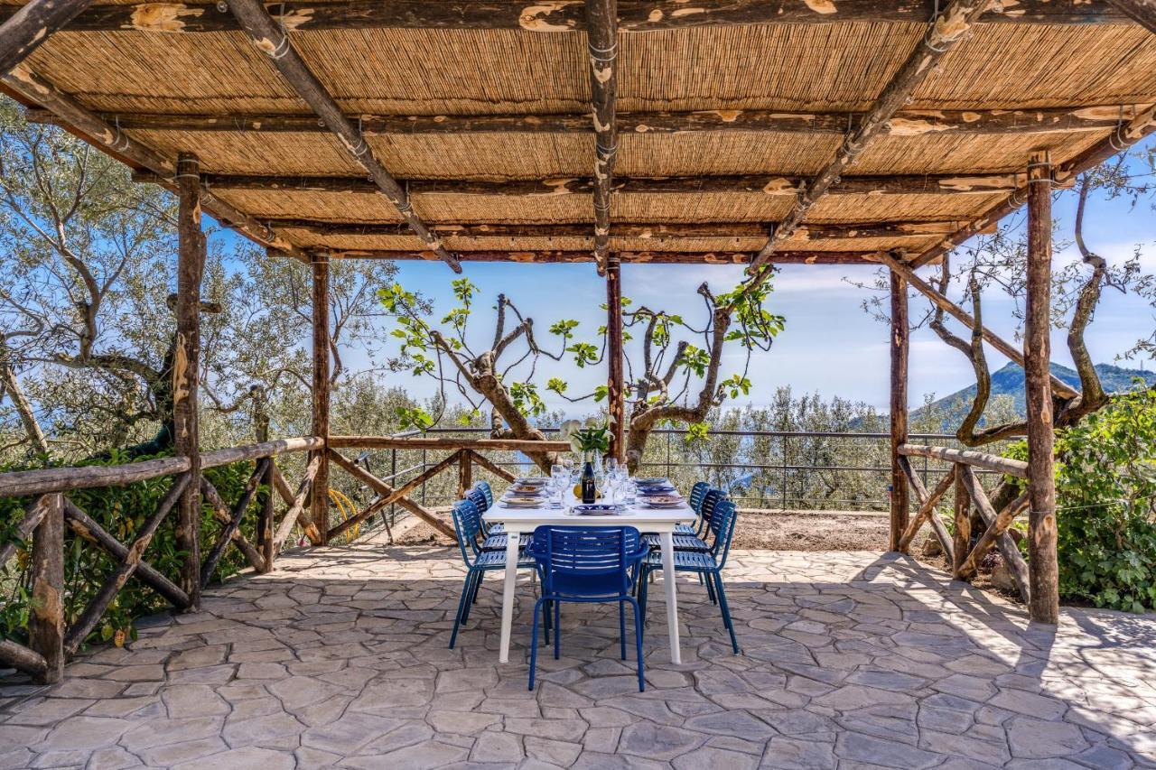 Villa Rusinella Minimalist Retreat With Sea Views Massa Lubrense Exterior photo